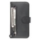 thumbnail image 5 of Funda con Cremallera para iPhone SE 2020/8/7, Carcasa Cartera de Cuero PU con Soporte y Tarjetero, 5 of 6