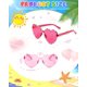 thumbnail image 5 of Gafas de sol LYMOJOR Corazón rosa pack de 12 para fiesta, 5 of 6