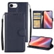 thumbnail image 1 of Funda Cartera para iPhone 16e con Tarjetero, Soporte y Cordón - Protección Azul, 1 of 5