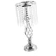 thumbnail image 3 of Elegante portavelas Centro de Candelabro Vela cónica Adorno de cristal Estatua Portavelas para la decoración del hotel de escritorio , Plata Pequeño, 3 of 5