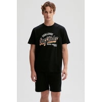 Fashionspark - Polera Hombre Print Posicional Negro - V