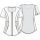 thumbnail image 4 of Top Clinico Statement Mujer Negro XXS, 4 of 4