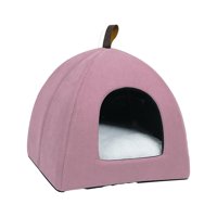 Magideal - Cama Para Gatos, Cama Nido Para Dormir, Cómoda, Antideslizante, Transpirable, Universal, Lindas Camas Para Mascotas, Cama Para Gatos, Casa Para Gatos Rosa S