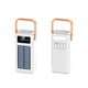 thumbnail image 1 of Batería Portátil Power Bank Solar 40000mAh Cables Integrados Luz LED - Blanco, 1 of 3