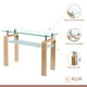 thumbnail image 3 of Mesa de arrimo Rectangular de vidrio, 3 of 4
