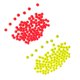 thumbnail image 1 of 200pcs Pesca Flotante Bobbers Drift Ball Espuma Indicador 8.3mm Amarillo Rojo, 1 of 5