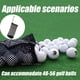 thumbnail image 4 of Bolsa de Golf Wvapzwr 2 Unidades Negra de Nylon 24,5 × 17 cm, 4 of 5