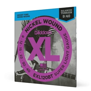 Set Cuerdas Guitarra Eléctrica 09-40 Exl120Bt Daddario