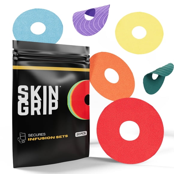 Parches adhesivos para monitor de glucosa Skin Grip Universal, paquete de 20