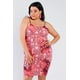 thumbnail image 4 of Vestido Mini con Espalda Abierta y Estampado de Serpiente de Talla Grande, 4 of 5