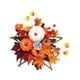 thumbnail image 3 of Corona De Halloween Con Hojas De Arce Y Calabaza Artificiales Para Pared De Porche, 25 Cm, Estilo F, 3 of 5