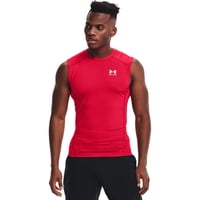 Camiseta Sin Mangas De Compresión Under Armour Heatgear Roja