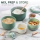 thumbnail image 2 of Set de cuencos Prep COOK WITH COLOR para mezclar profundamente con tapas, 12 unidades, 2 of 7