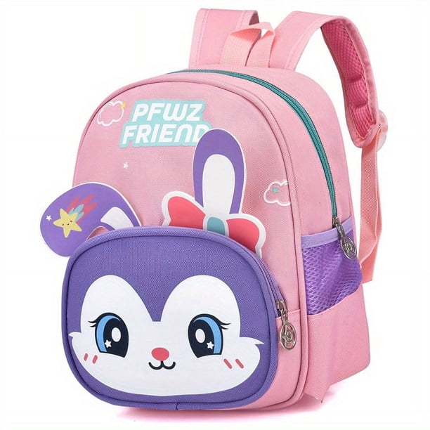 Children's Backpack Cartoon Tiger Rabbit Schoolbag Suitable For Aged 1-6 Kids Schoolbag Lightweight Backpack