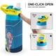 thumbnail image 4 of Duck Dodgers Botella de Agua con Tapa Pop Top de Un Toque, Acero Inoxidable, a Prueba de Fugas, para Deportes, Botella Infantil azul 12 oz, 4 of 6