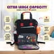 thumbnail image 2 of Mochila de ganchillo Hearth & Harbor, organizador de hilo de lona USB, 2 of 7