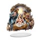 thumbnail image 3 of Letrero Acrílico De Natividad, Decoración Navide?a Cristiana 2D Para Gabinete De Mesa De Dormitorio, 3 of 5