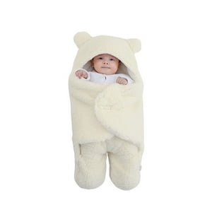Mundo Online - Manta Bebe Premium Recién Nacido Enterito Suave Osito Beige
