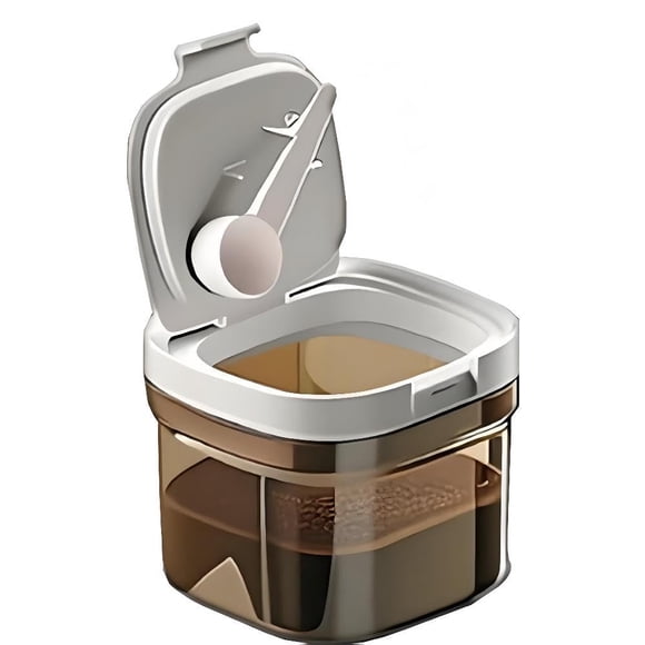Bote De Café Hermético De 800 Ml Con Cuchara Brown As