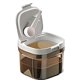 thumbnail image 1 of Bote De Café Hermético De 800 Ml Con Cuchara Brown As, 1 of 6