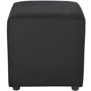 Bodevir - Pouf Cali 1C Felpa 30 Negro