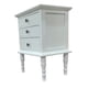 thumbnail image 2 of Set De 2 Veladores Dormitorio Asti 3 Cajones Blanco, 2 of 5