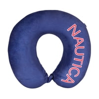 Nautica - Almohada De Viaje Memory Foam Azul