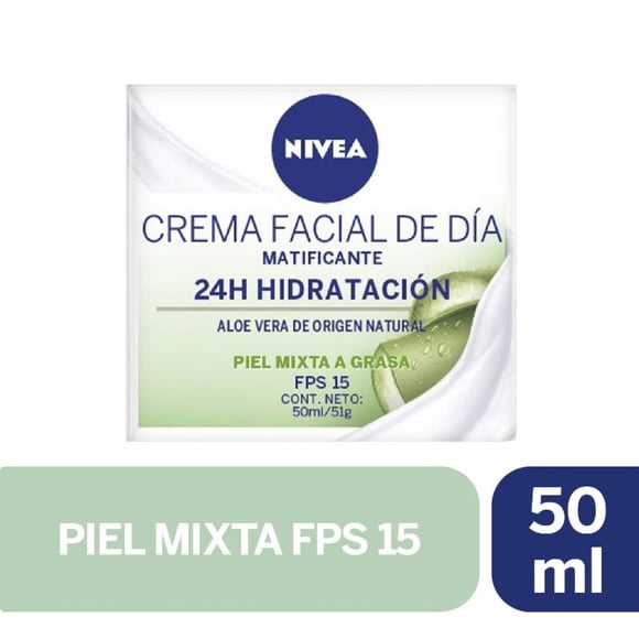 Crema Facial Nivea De Dia 24H Hidratacion, 50 ml