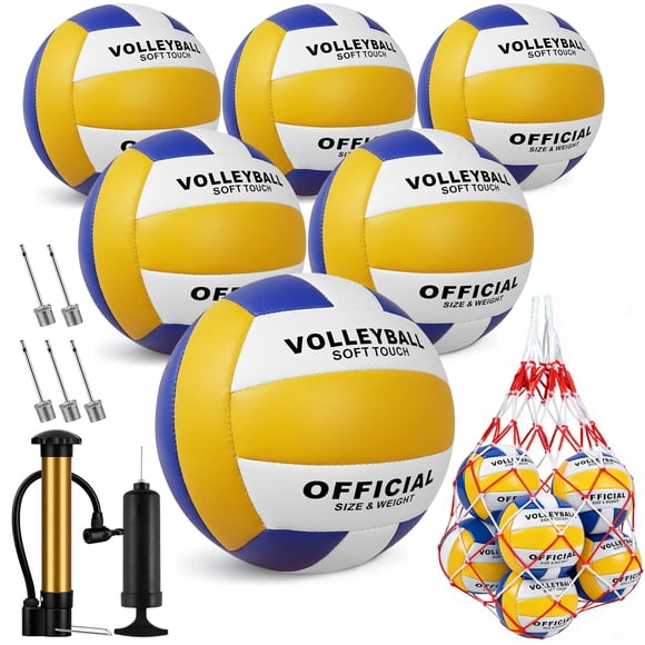 Voleibol Sbarklo Talla 5 Pack de 6 Impermeable y Suave