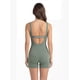 thumbnail image 2 of Traje de baño mujer natación pierna corta elástico verde, 2 of 2