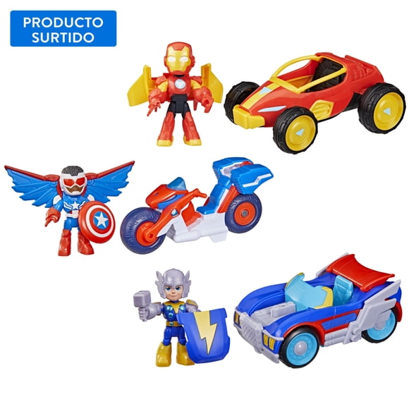 Figura Iron Man + Vehículo, Producto surtido