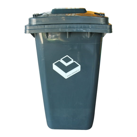 Basurero 240 lts gris