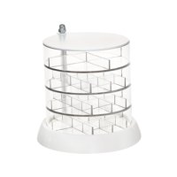 Ioensy - Caja De Almacenamiento De Joyería Giratoria, Soporte Para Anillos Y Pendientes Para Boda, Dormitorio, Fiesta