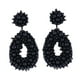 thumbnail image 1 of Pendientes Colgantes étnicos De Moda Para Regalo De Cumpleaños, Vacaciones, Fiestas, Color Negro, 1 of 3