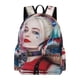 thumbnail image 1 of Harley Quinn-theme Backpack, Campus style schoolbag Bookbag with Adjustable Shoulder Straps And Large Zip Compartment, Unisex Travel Bags.42x30x15cm, 1 of 6