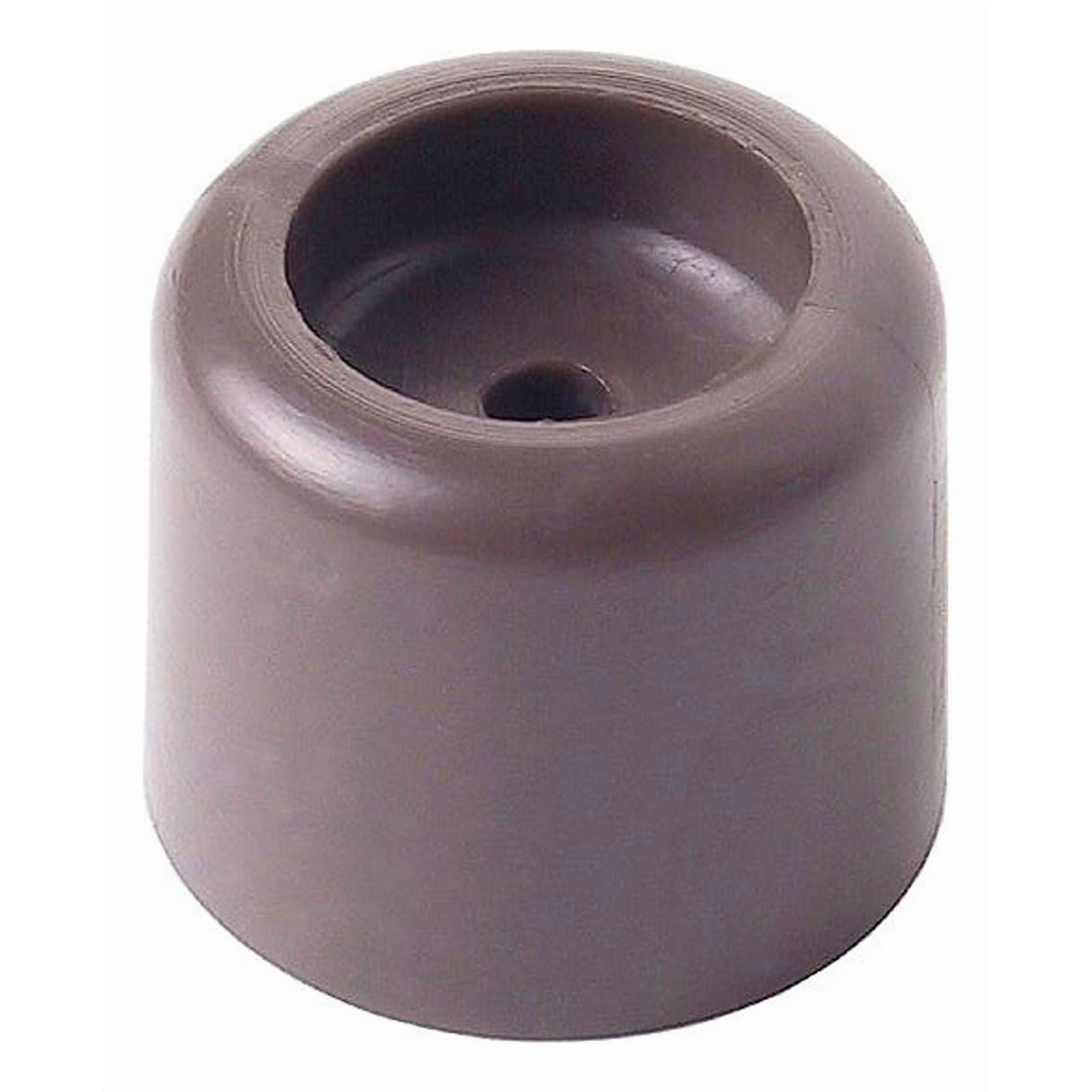 Tope De Puerta Redondo 25 Mm Plástico Café 80 Un Dvp