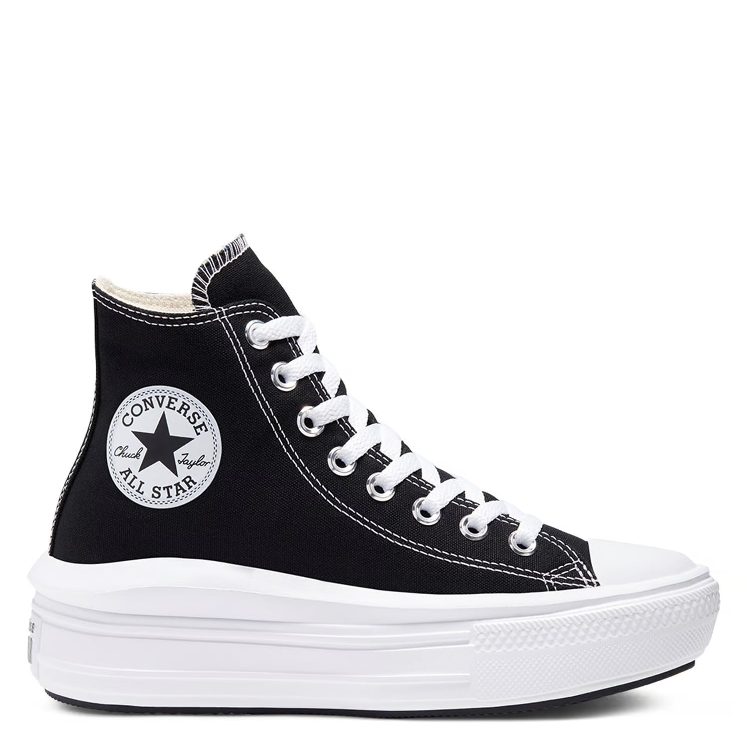 Zapatilla Mujer Chuck Taylor All Star Move Negra Converse