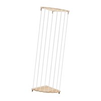 Bothyi - Soporte De Madera Para Juguetes De Peluche En Forma De Esquina, Portátil, Para Sala De Juegos Infantil, Sala De Estar, Guardería, Color Blanco