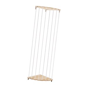 Bothyi - Soporte De Madera Para Juguetes De Peluche En Forma De Esquina, Portátil, Para Sala De Juegos Infantil, Sala De Estar, Guardería, Color Blanco