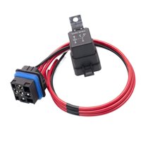 Magideal - Zócalo De A Prueba De Agua Con Arnés, 5 Pines Universal 12V Truck Auto Motocicletas Van , 50A 30A 12V5P