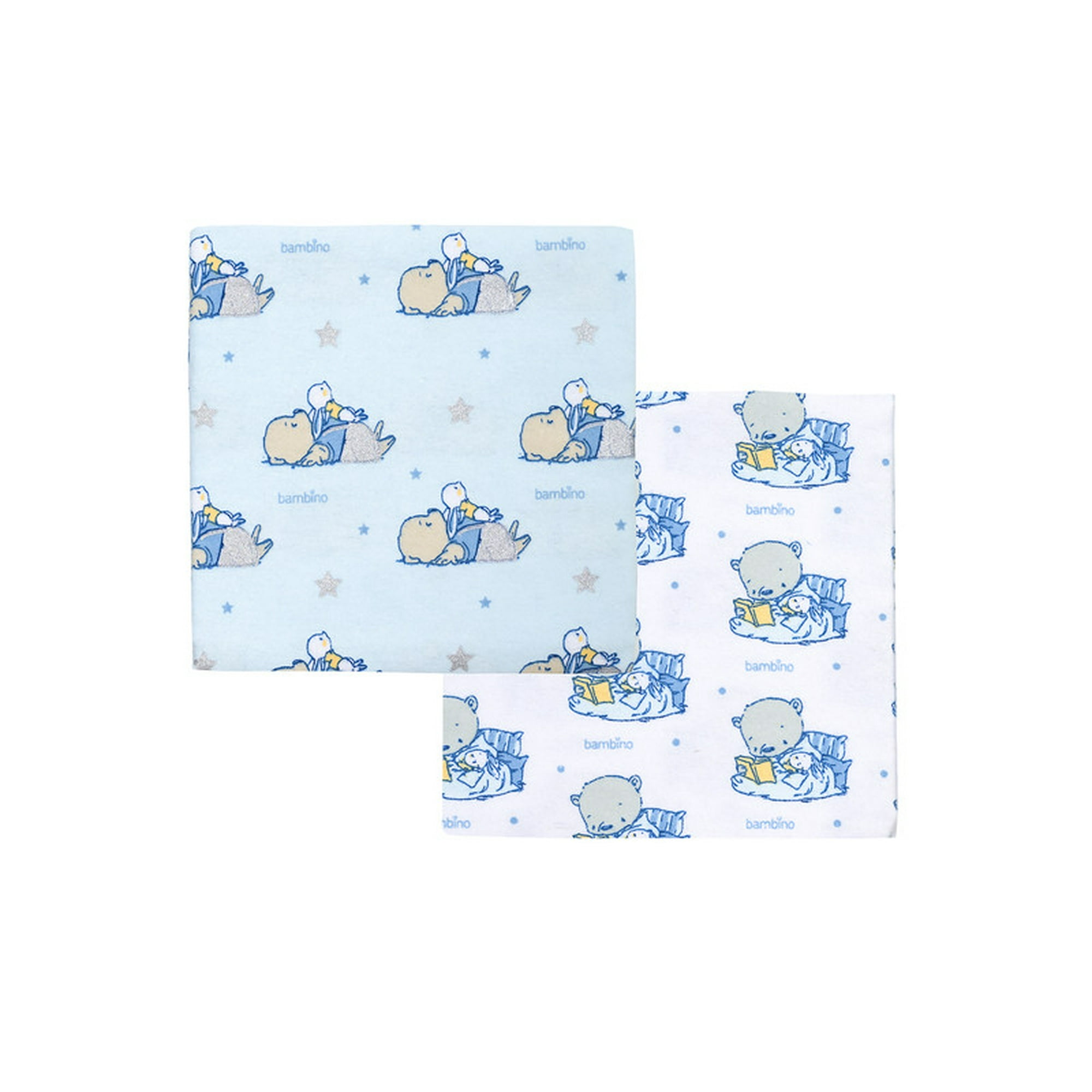 Angel Dear 3 Piece Blankies Gift Box – Beige Bunny, 13"x13", Ultra-Soft Polyester