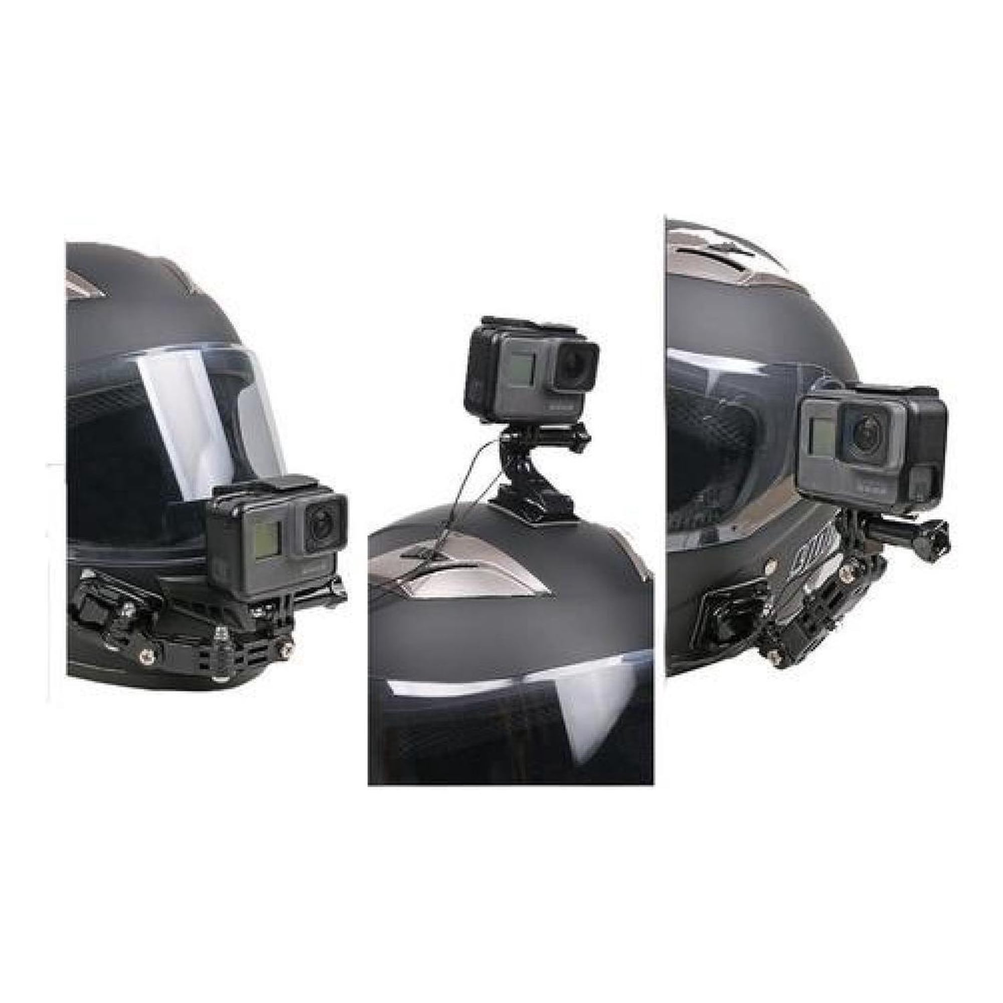 Genérica - Soporte Gopro Frontal Y Lateral Para Casco De Moto-bicicleta Multicolor