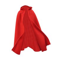 Bothyi - 1/6 Capa Con Capucha Para Hombre Capa Larga Retro Para Figuras Masculinas De 12 Pulgadas Accesorio Para El Cuerpo Rojo