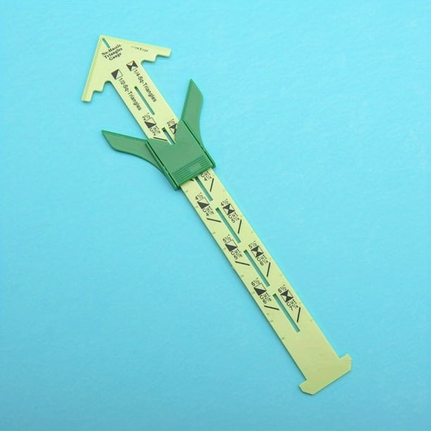 5-in-1 Sliding Gauge: The Ultimate Sewing Tool for Home Use - Nancy Measuring Patchwork Ruler Tailor Tool Accessories