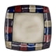 thumbnail image 2 of Plato loza diseño cuadros playo 19x2cm, 2 of 2