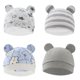 thumbnail image 4 of Get Your Hands on 4pcs of Adorable Cartoon Printed Hats for Your Newborn Baby Boy or Girl!, 4 of 4