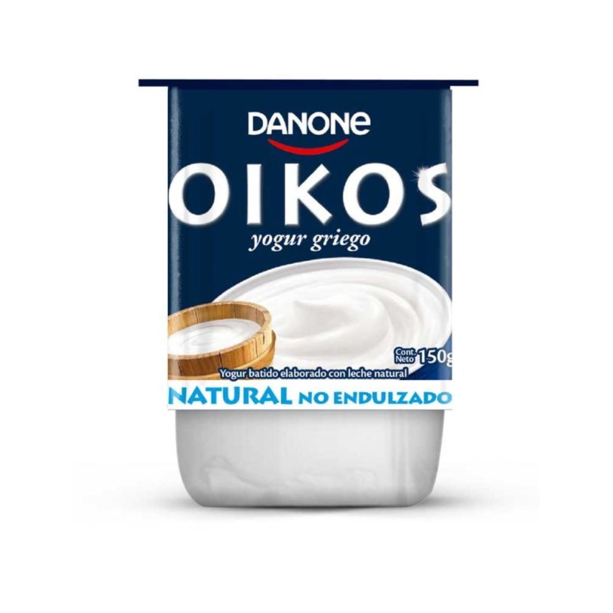 Yoghurt Griego Natural Sin Azúcar Pote 150 g Oikos