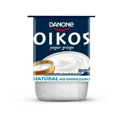 Yoghurt Griego Natural Sin Azúcar Pote 150 G Oikos