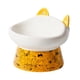 thumbnail image 3 of Cuenco Elevado Para Gatos, Alimentador Inclinado Para Mascotas, Cuenco Portátil Duradero Para Perros Pequeños, Amarillo, 3 of 5