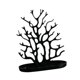 thumbnail image 1 of Expositor De Joyas Con Forma De árbol, Elegante, Para Collares Y Pendientes, Color Negro, 1 of 5